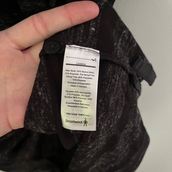 NWOT Men’s Smartwool Striped Polo - Picture 4 of 4